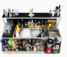 Mobile Cocktailstation 150cm "modern & hochwertig"