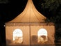 Festzelt 5m x 5m - Pagode - weiß mit 50% Sprossenfenster - Galerie - Bild 2