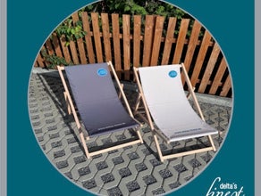 Strandliege // Beach-Liege // Liegestuhl // Bambusliege // Sonnenliege // Loungeliege