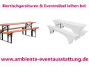 Biertischgarnitur, Festzeltgarnitur -auf Wunsch mit Hussen oder Polsterauflagen - Galerie - Bild 1
