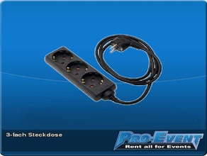 3-fach Steckdose