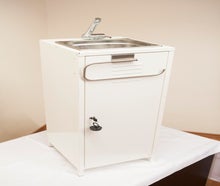 Mobiles Handwaschbecken / Warmwasser 10l Tank