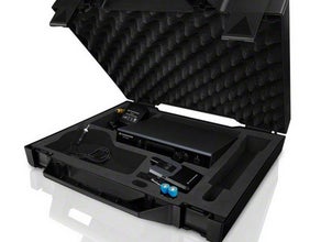 Kabelloses Ansteckmikrofon / Krawattenmikrofon Sennheiser ME 4 mit Empfänger Sennheiser D1 · VERSAND MÖGLICH