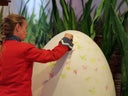 Osterei zu Anmalen, Osteraktion, Ostern, Osterdekoration