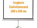 Beamer Leinwand 2 x 2 m - Galerie - Bild 1