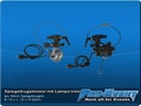 Spiegelkugelmotor mit Lampe klein
