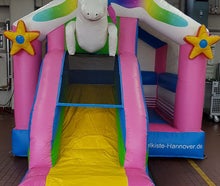 Hüpfburg Einhorn