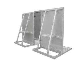 Crash Barrier mit Kabeldurchlass