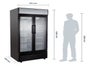XXL Getränkekühlschrank mit 630 Liter Kühlraumvolumen und Innenbeleuchtung, abschließbar - Galerie - Bild 4