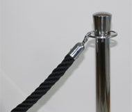 Absperrseil (schwarz)