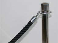Absperrseil (schwarz)