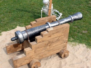 Kanonen, Schiffskanone, Piratenkanone,
