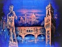 Toskana Kulisse, Bühnenbild, Florenz, Italien