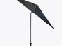 Sonnenschirm / Marktschirm ø 300cm schwarz inkl Ständer Standfuß MAY IN BLACK - Galerie - Bild 2