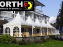 Pagode / Zelt mit elegantem Spitzdach und abnehmbaren Seitenwänden 5x5 m - Galerie - Bild 1