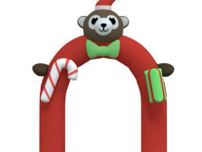 Aufblasbarer Weihnachtsbogen