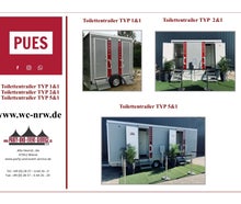 WC-NRW Toilettenwagen verschiedene Größen von XS bis XXL #Toilettenwagen