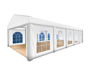 Partyzelt 5 m x 10 m mit 4 Seitenwänden
