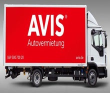 LKW 7,5 to Koffer Hebebühne / Ladeboardwand 239/Tag Avis Autovermietung Wolfratshausen oder Starnberg