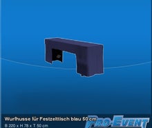 Wurfhusse für Festzelttisch blau 50 cm