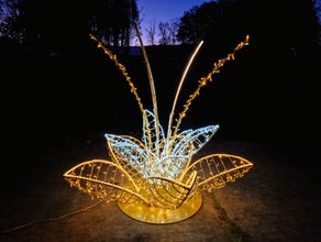LED Licht Seerose