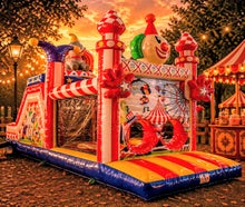 Hüpfburg "Circus Spieleland" 8,5 m lang mieten