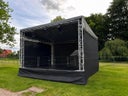 Mobiles Bühnendach 6x5m ca. 4m hoch inkl. Planen und Gaze - Galerie - Bild 1