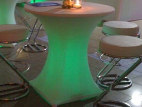 Beleuchtung für Stehtisch