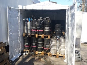 Kühlanhänger? Nein: Kühlzelt - FRIDGE TENT ! mobiler Kühlraum