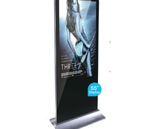 Digitale Grossbildfläche / Info-Stele 55" Smartphone-Design