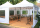 Faltzelt 6 x 6m mit Zeltboden Partyzelt Festzelt Ruckzuck Pavillon