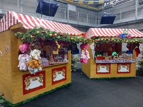 Mobiler Weihnachtsmarkt Weihnachtsmarkthütte mieten