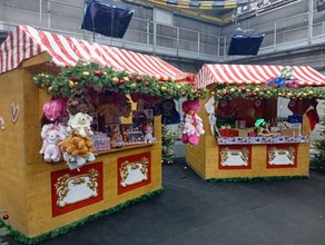 Mobiler Weihnachtsmarkt Weihnachtsmarkthütte mieten