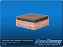 Woodlounge Hocker mit Kissen