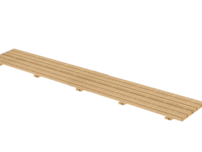 Holzbodenelement 5 m
