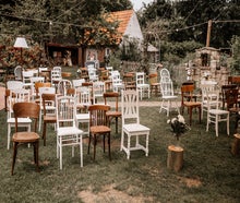 Stühle - Vintagestühle - Frankfurter Stühle - Holzstühle - boho - vintage - Hochzeit - Event