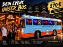 Partybus Party Liner 69 für Junggesellenabschiede - Hochzeiten - Geburtstage - Firmenfeiern - usw