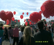 Ballonmassenstarts / Ballonregen