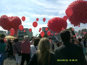Ballonmassenstarts / Ballonregen