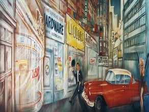 Amerika Liquors Revue Kulisse, Amerika, USA, 50er Jahre