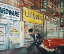 Amerika Liquors Revue Kulisse, Amerika, USA, 50er Jahre