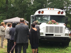 US Schoolbus, Roadshowbus, Partybus, Junggesellenabschied, amerikanischer Schulbus, Londonbus, Promotionbus, Event, Messestand,