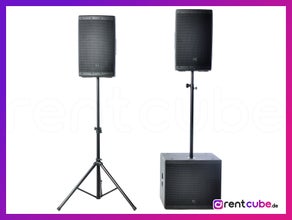Mittlere Musikanlage JBL Tonset M - Aktive PA von JBL Professional | 4,1 kW Peak | 2 kW RMS