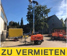 Lichtmast auf Anhänger - Flutlichtmast