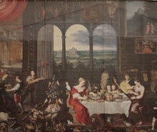 Jagdgesellschaft Barockstil Kulisse, Barock, Gemälde, Jagd