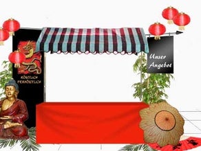 Asia Marktstand, China, Buffetstand