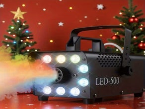 Nebelmaschine mit Fernbedienung und buntem LED-Licht – für Party & Event