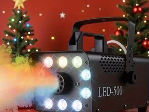 Nebelmaschine mit Fernbedienung und buntem LED-Licht – für Party & Event