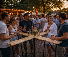 Premium Outdoor-Stehtisch für Sommerfest, Vereinsfeier & Gartenparty mieten