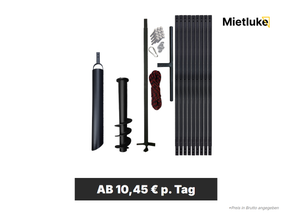Manuelles Brunnenbohr-Set (bis 10 Meter) mieten - ab 10,45 € pro Tag